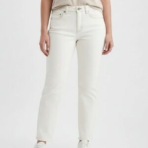 Free People Cream Jeans